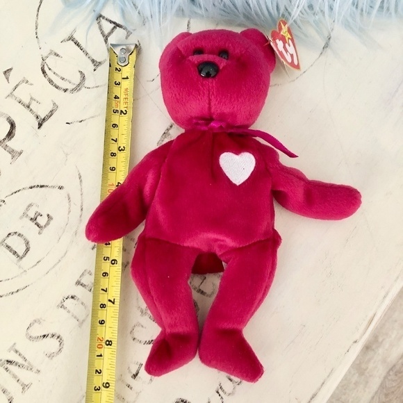 TY Beanie Baby, Valentina, Valentines, Bear, Vintage, 1999, Nice Condition - Picture 7 of 12